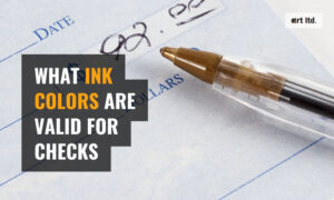 检查什么墨水的颜色都是有效的